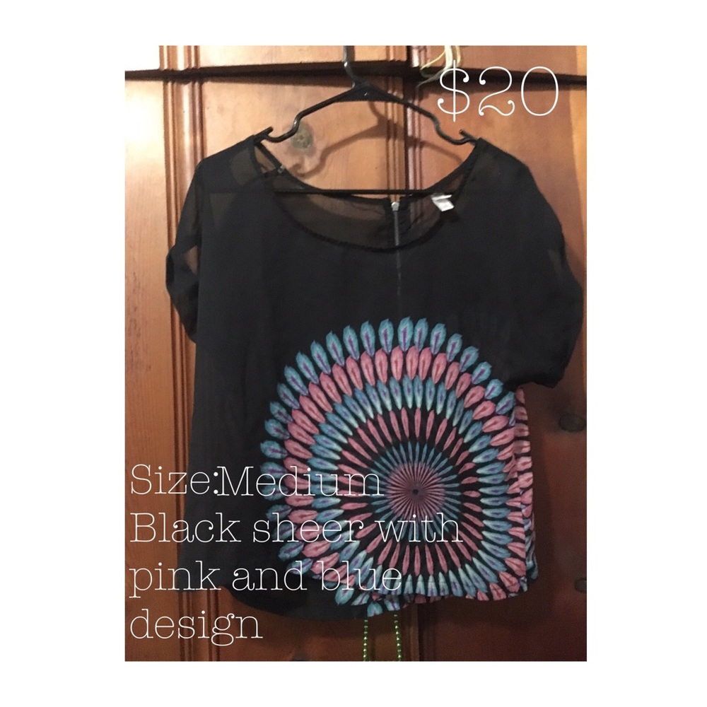Sheer blouse